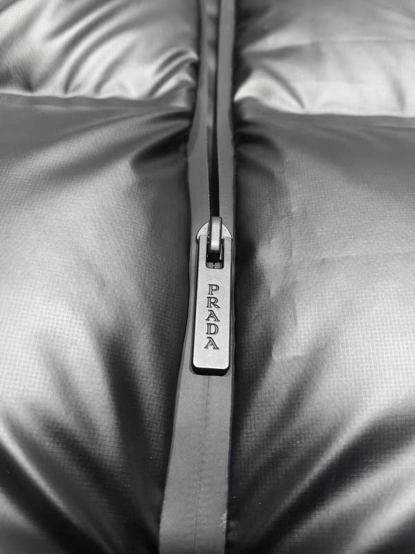 Glossy Hooded Down Puffer