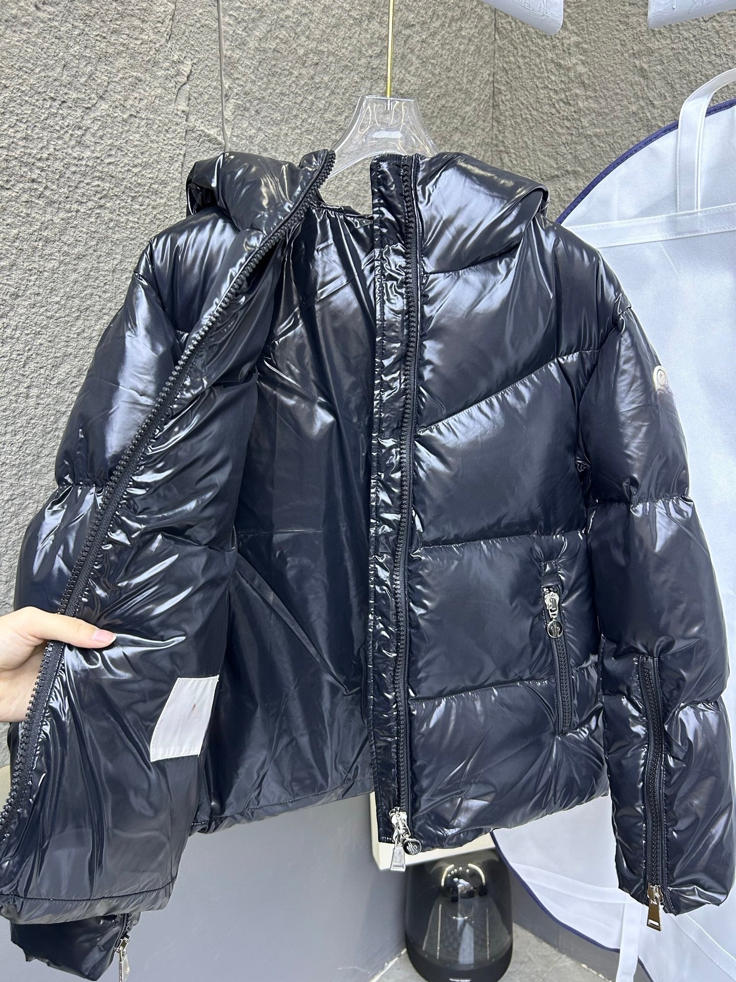 Glossy Down Puffer Jacket
