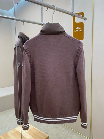 Knitted Down Cardigan