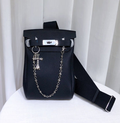 Togo Leather Chest Bag