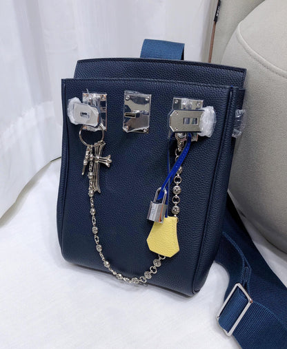 Togo Leather Chest Bag